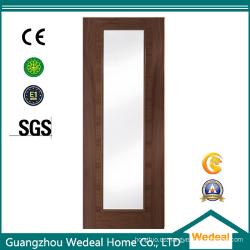 Fabricante de puerta de chapa de madera esmaltado rasante de alta calidad de China